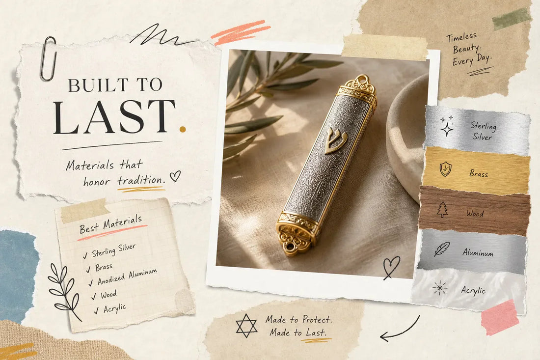 Best Materials for a Long-Lasting Luxury Mezuzah Case