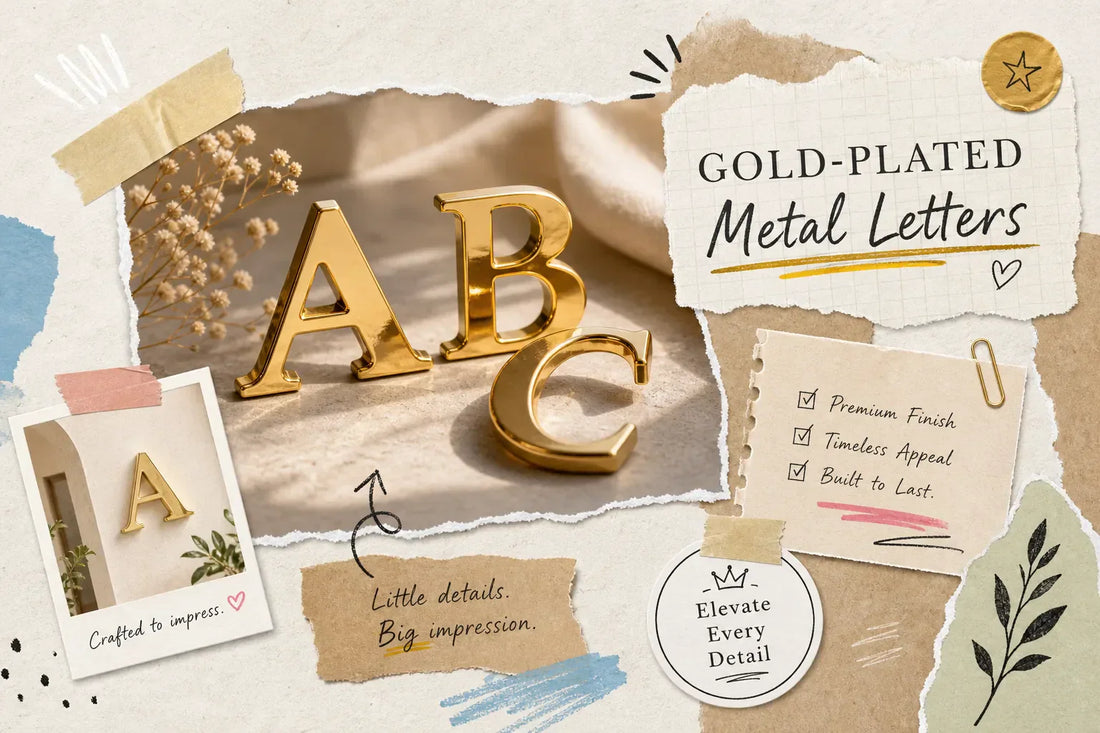 Gold-Plated Metal Letters: A Complete Buyer's Guide