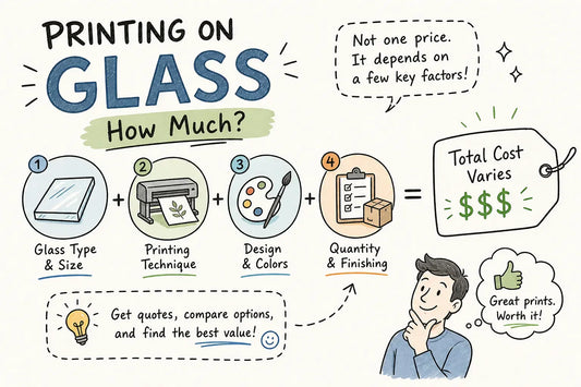 How Much Does Printing on Glass Typically Cost?