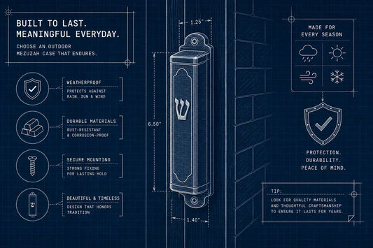 How to Choose an Outdoor Mezuzah Case That Lasts