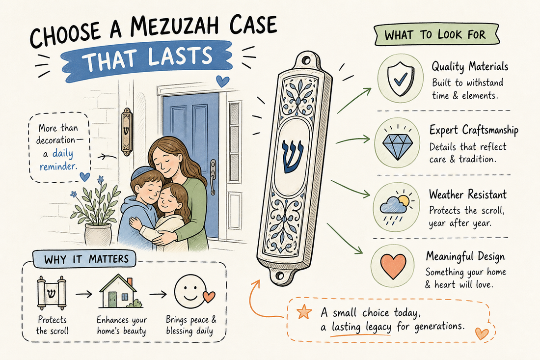 Luxury Mezuzah Cases: How to Choose One That Lasts