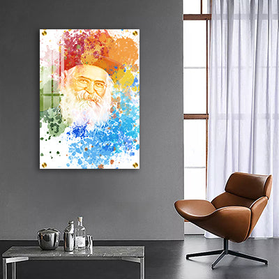 1773 - ציור פופ ארט של הרב יורם אברג'ל להדפסה על זכוכית או קנבס