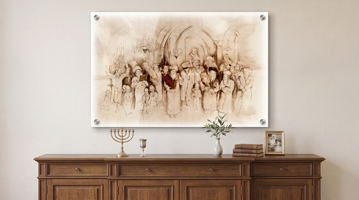 הכנסת ספר תורה – יצירת אומנות יודאיקה