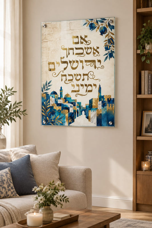 אם אשכחך ירושלים – יצירת אומנות יודאיקה אספקלריה