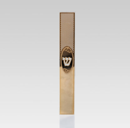 בית מזוזה זכוכית אקריליק דגם אובל