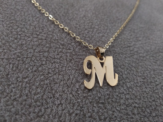 שרשרת אות אנגלית M - כתב